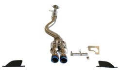 Invidia 22+ Toyota GR Corolla R400 Rolled Titanium Tip Cat-Back - Image 5