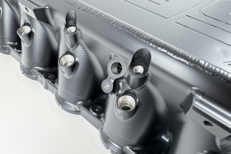 CSF Gen 2 B58 Race X Charge-Air-Cooler Manifold - Thermal Black Finish - Image 7