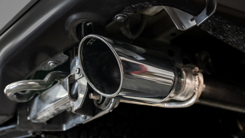 Borla 21-23 Ford Raptor 3in Connection Pipe 4.5in Tip - Black Chrome - Image 2