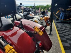 Ohlins 14-24 Harley FL Touring STX 36 Twin Blackline 13in Shocks - Image 3