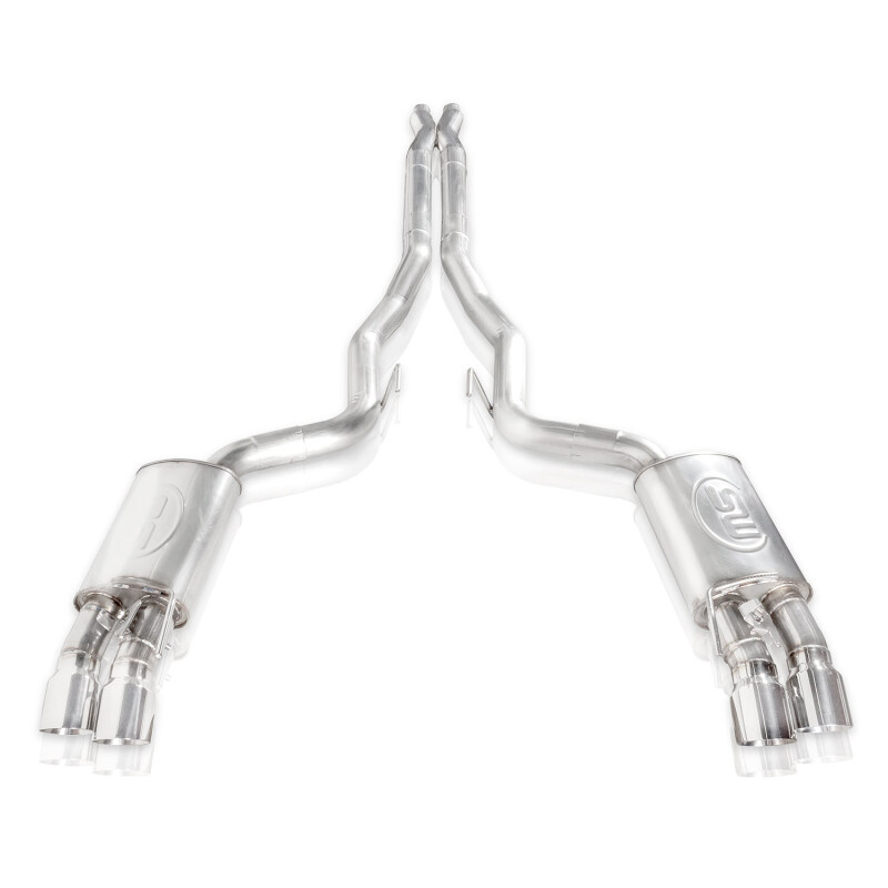 Stainless Works 18+ Ford Mustang GT Redline Cat-Back Performance Connect X-Pipe w/ Active Valves - Image 2