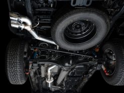 AWE Exhaust for 4th Gen Toyota Tacoma Dual Chrome Silver Tips - Image 15