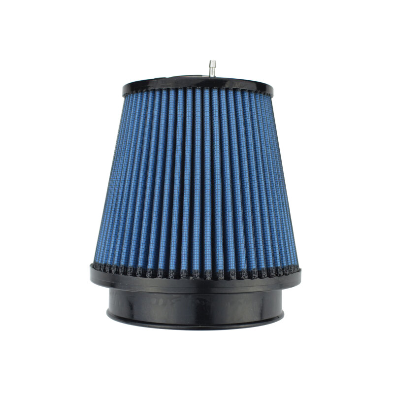 Injen NanoWeb Dry Air Filter 4.0 Flange w/ShurLok / 5.63 Base OD /6.0 Tall /4.0 Top w/Barb Fitting - Image 2
