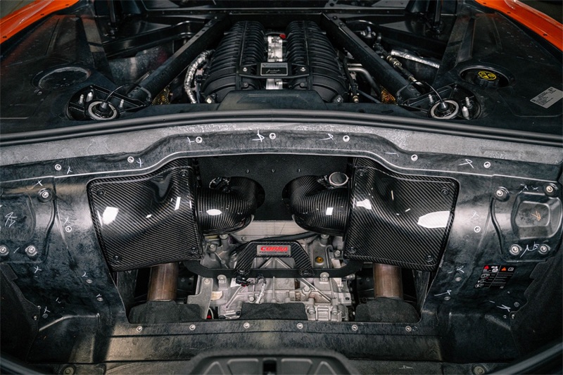 Corsa 23+ Chevy C8 Z06 Carbon Fiber Air Intake w/ DryTech Filter - Image 3