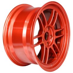 Alternative view of Enkei RPF1 18x9.5 5x114.3 38mm Offset 73mm Center Bore Orange Wheel