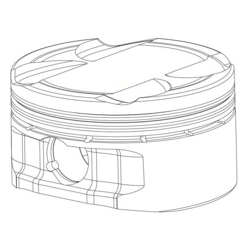 CP Piston & Ring Set for Nissan VG30DE - Bore (87.5mm) - Size (+.05mm) - Compression Ratio (10.5)