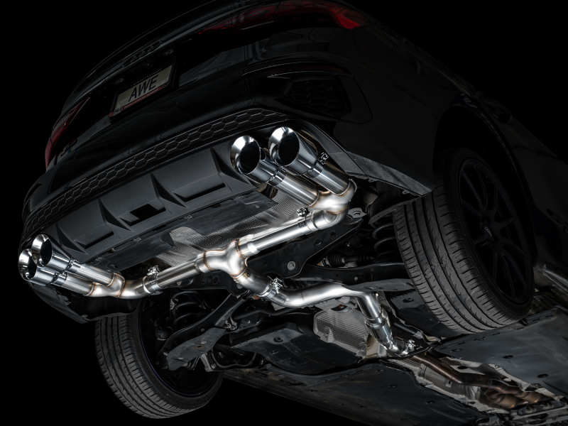 AWE 22-24 Audi 8Y S3 Track Edition Exhaust - Chrome Silver Tips - Image 10