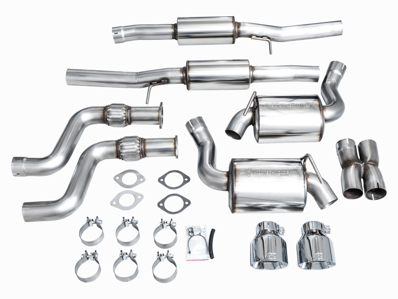 AWE 2023 Nissan Z RZ34 RWD Touring Edition Catback Exhaust System w/ Chrome Silver Tips - Image 14