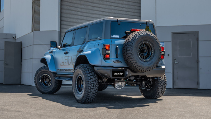 Borla 22-24 Ford Bronco Raptor V6 Turbo AT 2WD / 4WD ATAK Catback Exhaust w/ 4in Black Coated Tips - Image 2