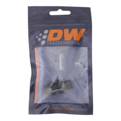 Alternative view of DeatschWerks 6AN ORB Male to 6AN ORB Male Swivel Adapter - Anodized Matte Black