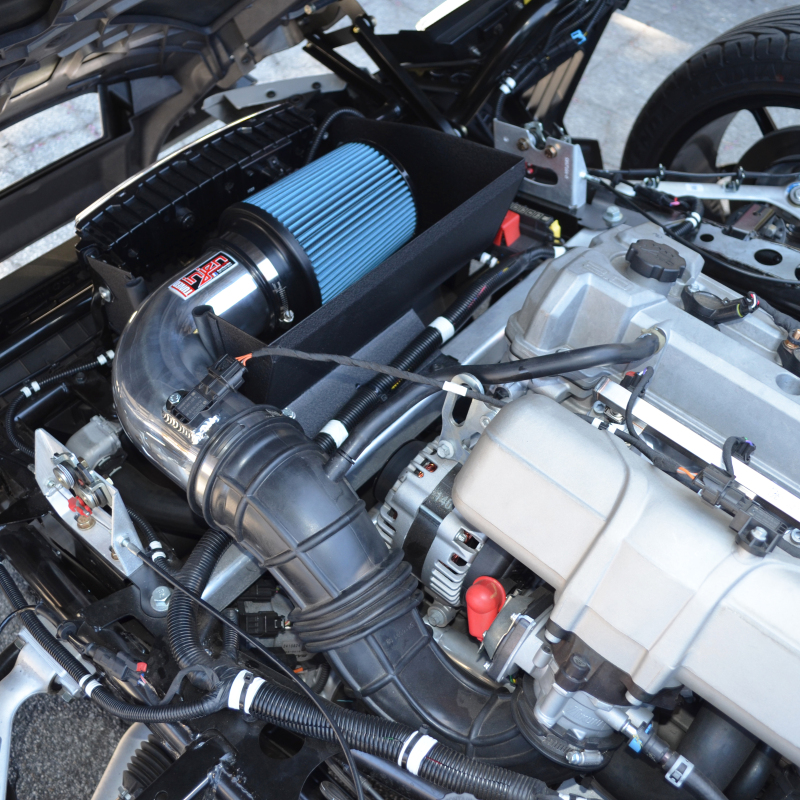 Injen 20-23 Polaris Slingshot L4-2.0L Wrinkle Red Cold Air Intake - Image 7