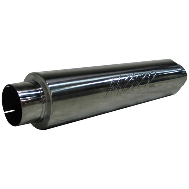 MBRP Replaces all 30 overall length mufflers Muffler 4 Inlet /Outlet 24 Body 30 Overall T409 - Image 4
