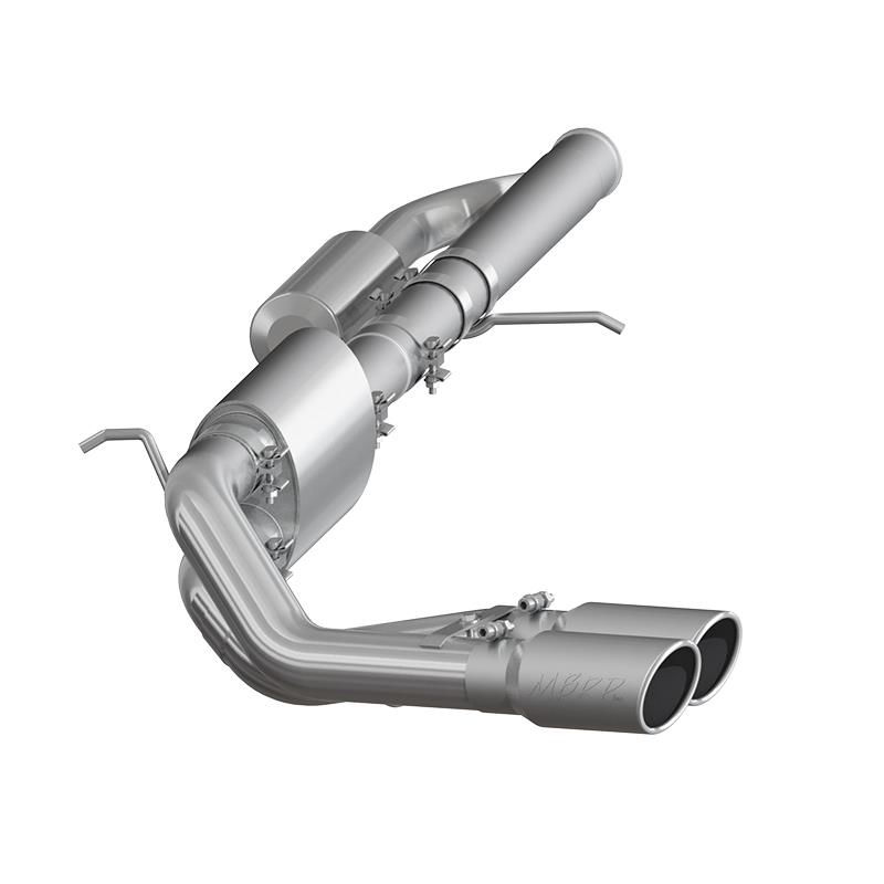 MBRP 09+ Chevrolet Silverado 1500 3in Cat Back Pre-Axle Dual Outlet w/ 4in Tip - T304 - Image 3