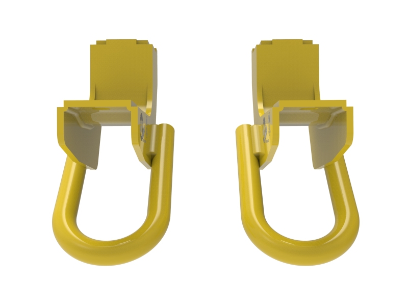 aFe Toyota Tundra 2022 V6-3.5L (tt) Front Tow Hook Yellow - Image 2