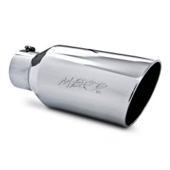 MBRP Universal Tip 8in OD Rolled End 5in Inlet 18in Length T304 - Image 3