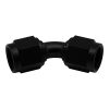 DeatschWerks 6AN Flare Female Swivel 45-Degree to 6AN Flare Female Swivel - Anodized Matte Black