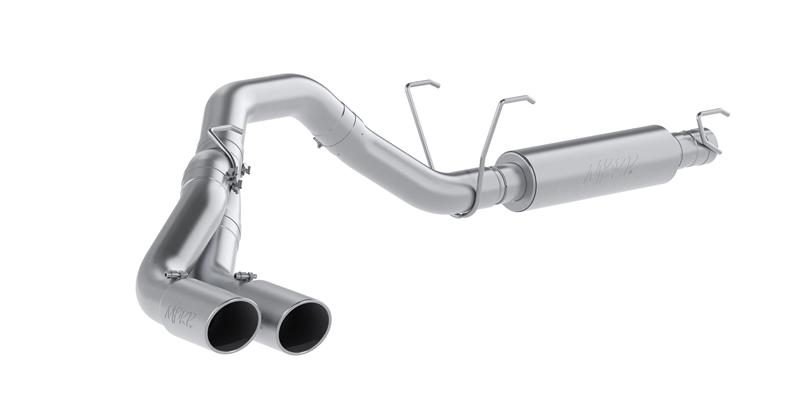 MBRP 14-16 Ram 2500/3500 6.4L 4in AL Single Side Dual Outlet Cat Back Exhaust - Image 3