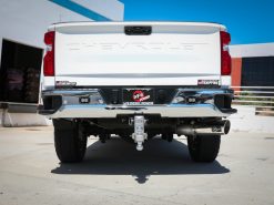 aFe Large Bore-HD 5 IN 409 SS DPF-Back Exhaust System w/Polished Tip 20-21 GM Truck V8-6.6L - Image 5