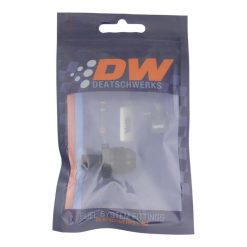 Alternative view of DeatschWerks 8AN Male Flare to M10 X 1.0 Male Metric - Anodized Matte Black