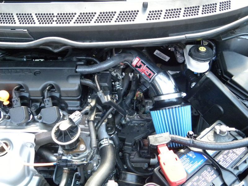 Injen 06-11 Honda Civic Ex 1.8L 4cyl Black Tuned Air Intake w/ MR Tech/Nano-Fiber Dry Filter - Image 5