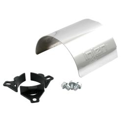 Alternative view of Injen Aluminum Air Filter Heat Shield Universal Fits 3.50 Polished