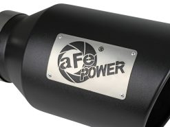 aFe Power Universal 5in Inlet 8in Outet MACH Force-XP Clamp-On Exhaust Tip - Black - Image 5