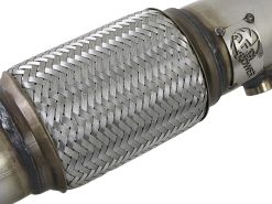 aFe Power Twisted Steel SS304 Downpipe 2.5in w/Cat 17-18 Hyundai Elantra L4-1.6L (t) - Image 5