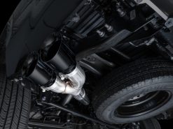 AWE 0FG Exhaust for 3rd Gen Toyota Tundra - Dual Diamond Black Tips - Image 4