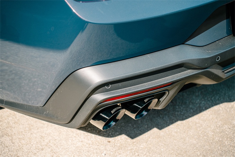 Corsa 2024 Ford Mustang Dark Horse 5.0L 3in Dual Rear Axle-Back w/Twin 4.5in Black PVD SlashTips - Image 3