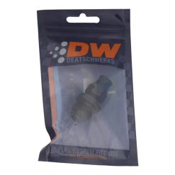 Alternative view of DeatschWerks 8AN Male Flare to 5/16in Hardline Compression Adapter - Anodized Matte Black