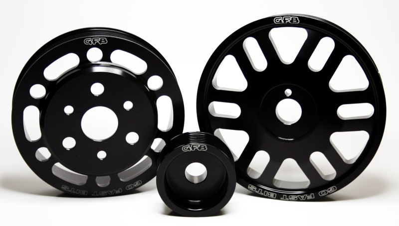 GFB 13 Subaru BRZ / 13 Scion FR-S 3 Pc L/W Pulley Kit (Inc Crank/Alternator/Water Pump Pulleys) - Image 5