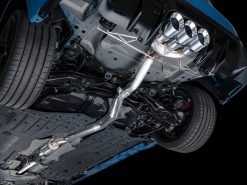 AWE Tuning 2023 Honda Civic Type R FL5 Track Edition Exhaust w/ Triple Chrome Silver Tips - Image 11