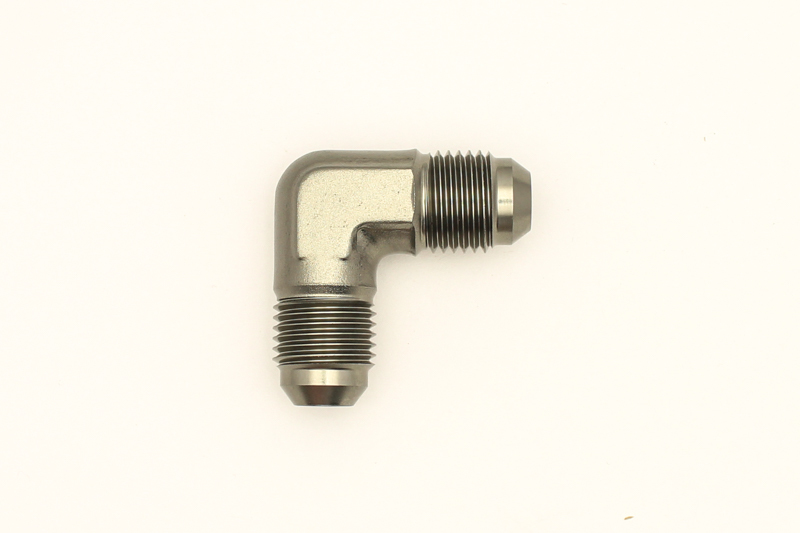 DeatschWerks 6AN Male Flare To 6AN Male Flare 90-Degree Coupler Fitting - Image 4