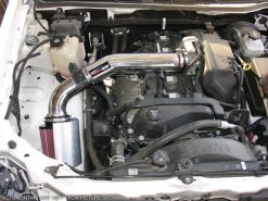 Injen 04-06 Colorado / Canyon 3.5L 5 Cyl. (incl. Diamond plate heat shield) Wrinkle Black Power-Flow - Image 5