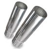 Stainless Works Straight Cut Resonator Tips 2 1/2in ID Inlet 3in Body