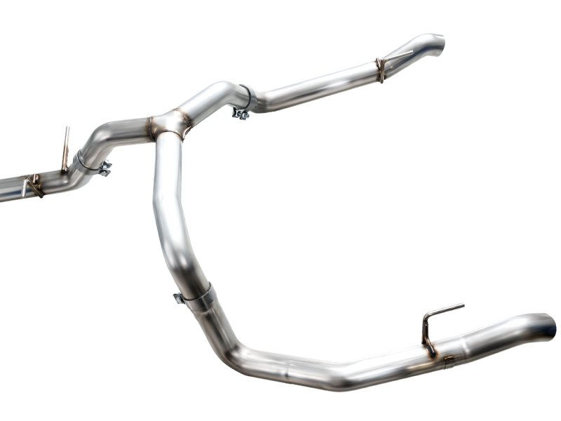 AWE 4th Gen GM 1500 5.3L 0FG Catback Split Rear Exit (w/ Bumper Cutouts) - OE Tips - Image 4