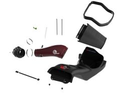 Alternative view of aFe 23-24 Ford F150 Raptor R Supercharged Red Carbon Track Series Air Intake w/ P5R Filter (MOQ 24)