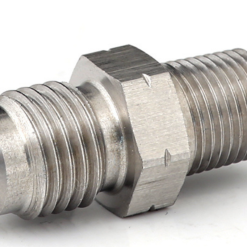 GFB 1/8in BSPT Male to -4AN Male Flare (Stainless Steel) - Image 4