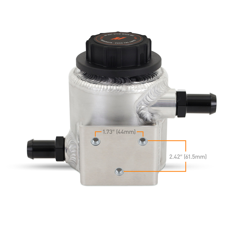 Mishimoto Universal Aluminum Coolant Expansion Tank - Brushed - Image 3