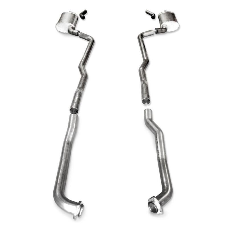 Stainless Works 1973-82 Corvette Exhaust BB Standard Trans 2-1/2in Factory Connect - Image 2