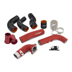 Mishimoto 2023+ Toyota GR Corolla Intercooler & Pipe Kit - Black Cooler - Red Pipes - Image 4