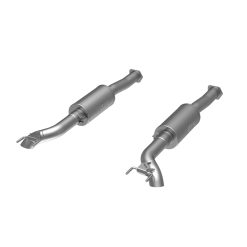Alternative view of MBRP 03-18 Mercedes-Benz W463A G-Class 3in Cat Back Dual Turn Down T304