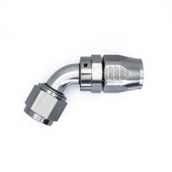Alternative view of DeatschWerks 10AN Female Swivel 60-Degree Hose End CPE - Anodized Titanium