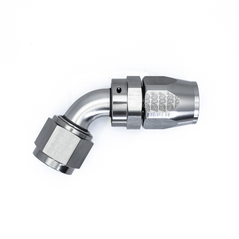 DeatschWerks 10AN Female Swivel 60-Degree Hose End CPE - Anodized Titanium - Image 2