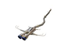 Alternative view of Injen 17-19 Honda Civic Type-R 3in SS Cat-Back Exhaust w/ Dual Burnt Titanium Tips