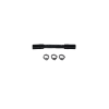 Deatschwerks Convoluted Tubing 100mm Length x 10mm ID Side 1 x 10mm ID Side 2 - Black