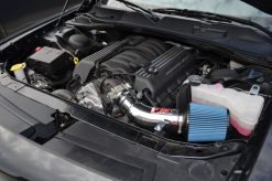 Injen 11-20 Dodge Challenger SRT-8 6.4L V8 Wrinkle Black Power-Flow Short Ram Intake - Image 5