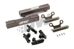 Alternative view of DeatschWerks 02+ Subaru WRX / 07+ STI/LGT Top Feed Fuel Rail Upgrade Kit w/ 1200cc Injectors