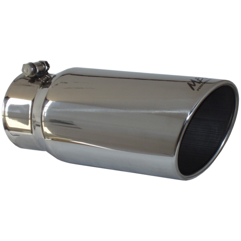 MBRP Universal Tip 5 O.D. Angled Rolled End 4 inlet 12 length - Image 3