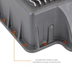 Mishimoto 89-10 Powerstroke E4OD 4R100 5R110 Trans Pan Cast GR - Image 8